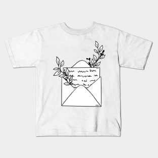 plant mail doodle Kids T-Shirt